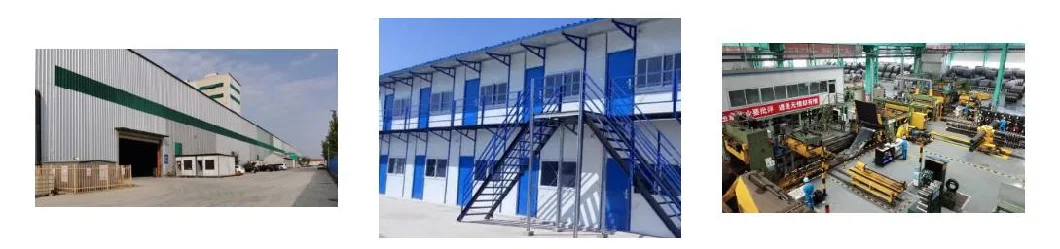 Temporary Steel Structure+Sandwich Panel for Prefabricated Home Kits K Type Prefab House