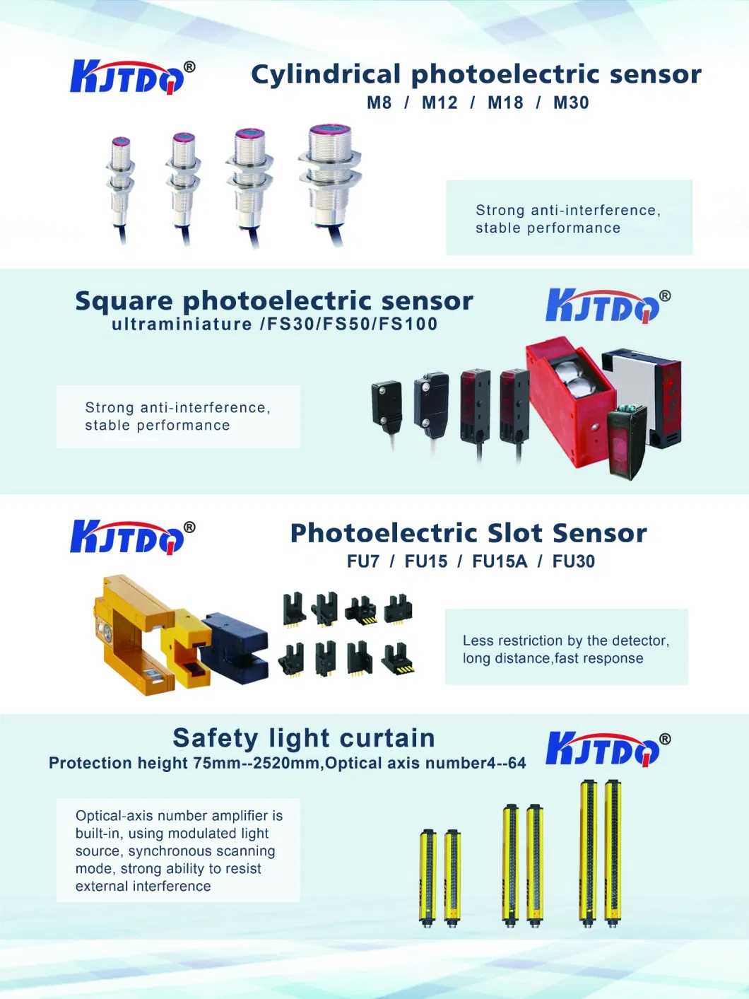 Kjtdq Square Type Proximity Sensor Y18 Housing Non Flushed Non Flushed10-30V