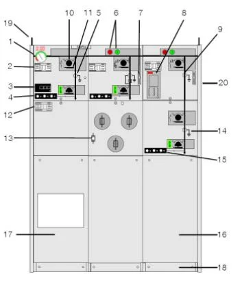 Outdoor Steel High Voltage Switch Distribution Cabinet