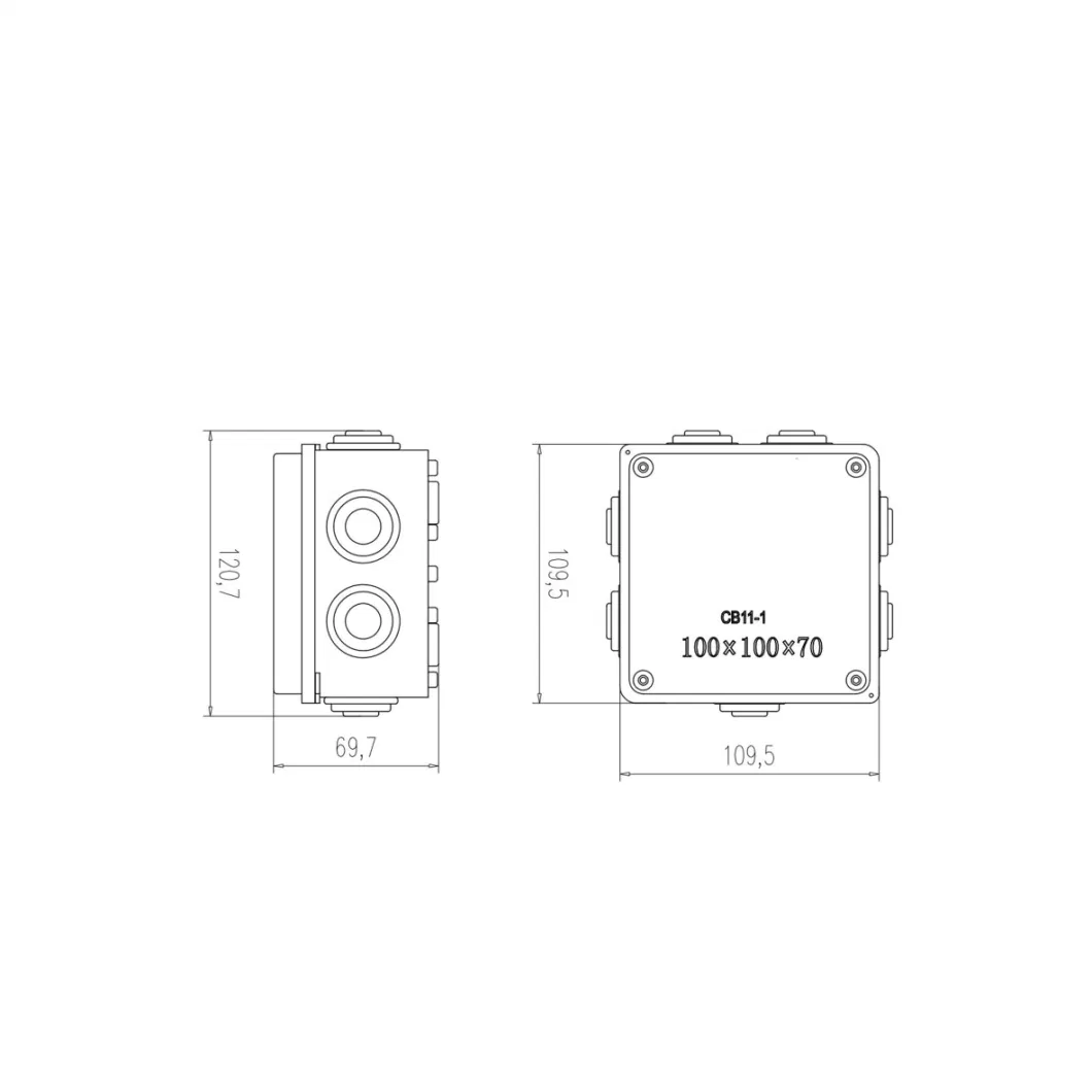 Waterproof Consumer Box Plastic Meter Case Junction Box