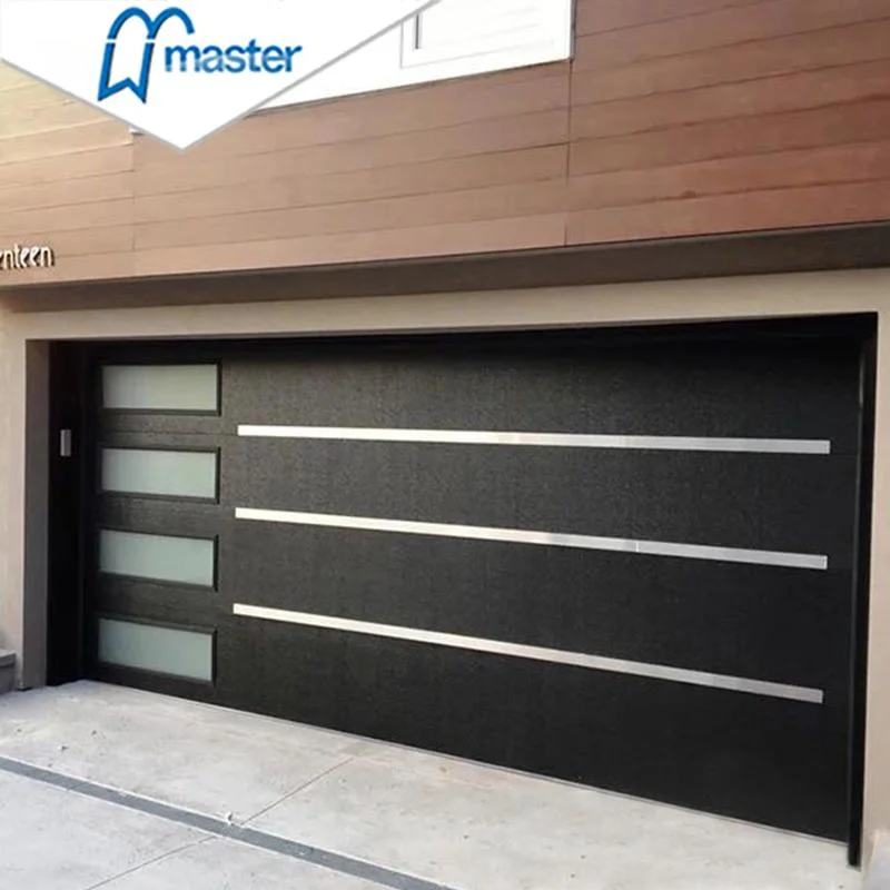 Master Well Hot Sale New Design Finger Non-Finger Protection Automatic Sectional Garage Door Panel for House