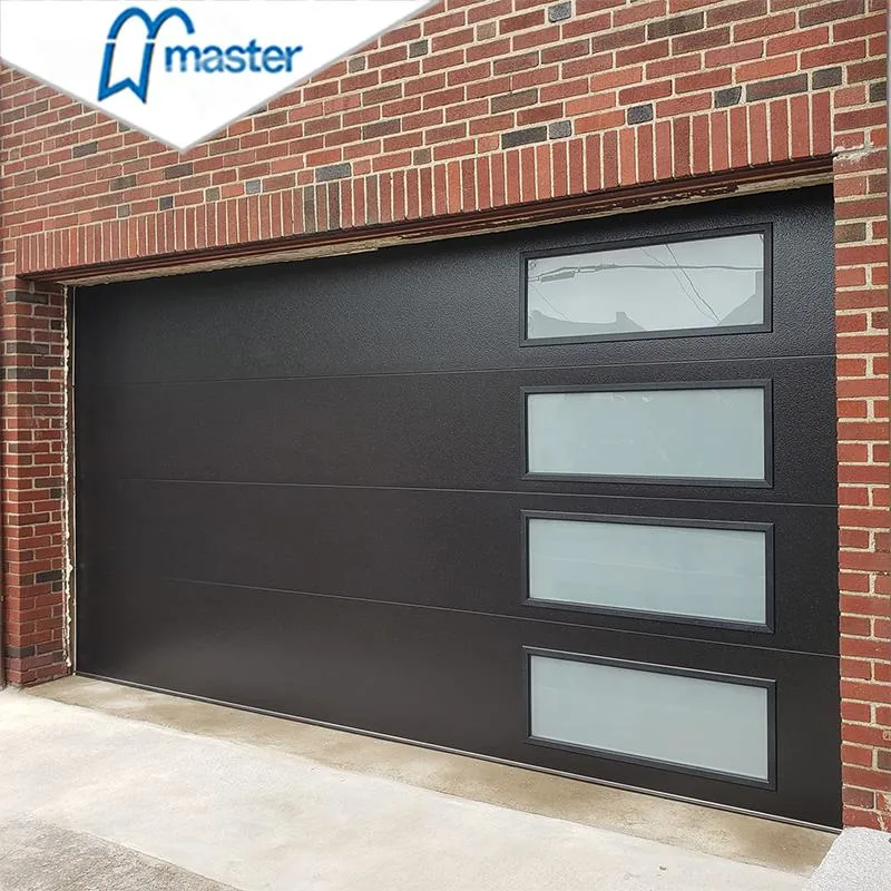 Master Well Hot Sale New Design Finger Non-Finger Protection Automatic Sectional Garage Door Panel for House