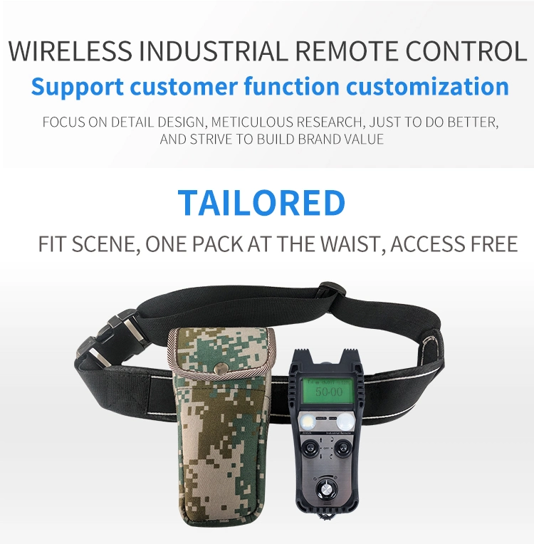 Industrial Radio Remote Control for Mining Equipment Wire Saw Electric Panel Customizable