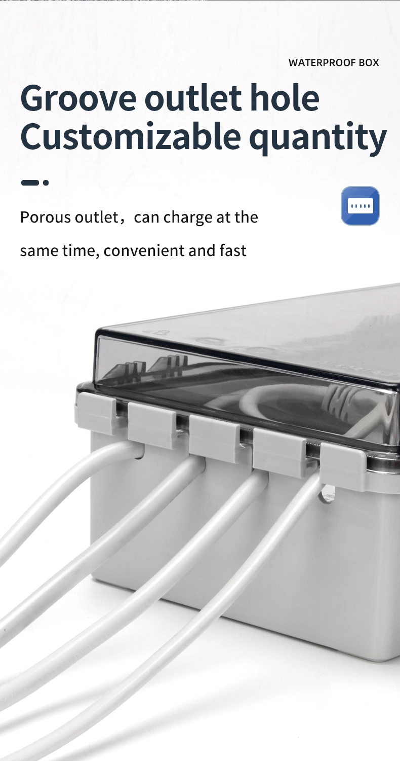 IP65-110*125*225mm Waterproof DIY Electrical Enclosure Power Strip Junction Box, to Ensure The Safe Use of Electricity