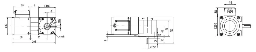 Wholesale Distributors AC Right Angle Gear Motor Planetary Electrical Motor