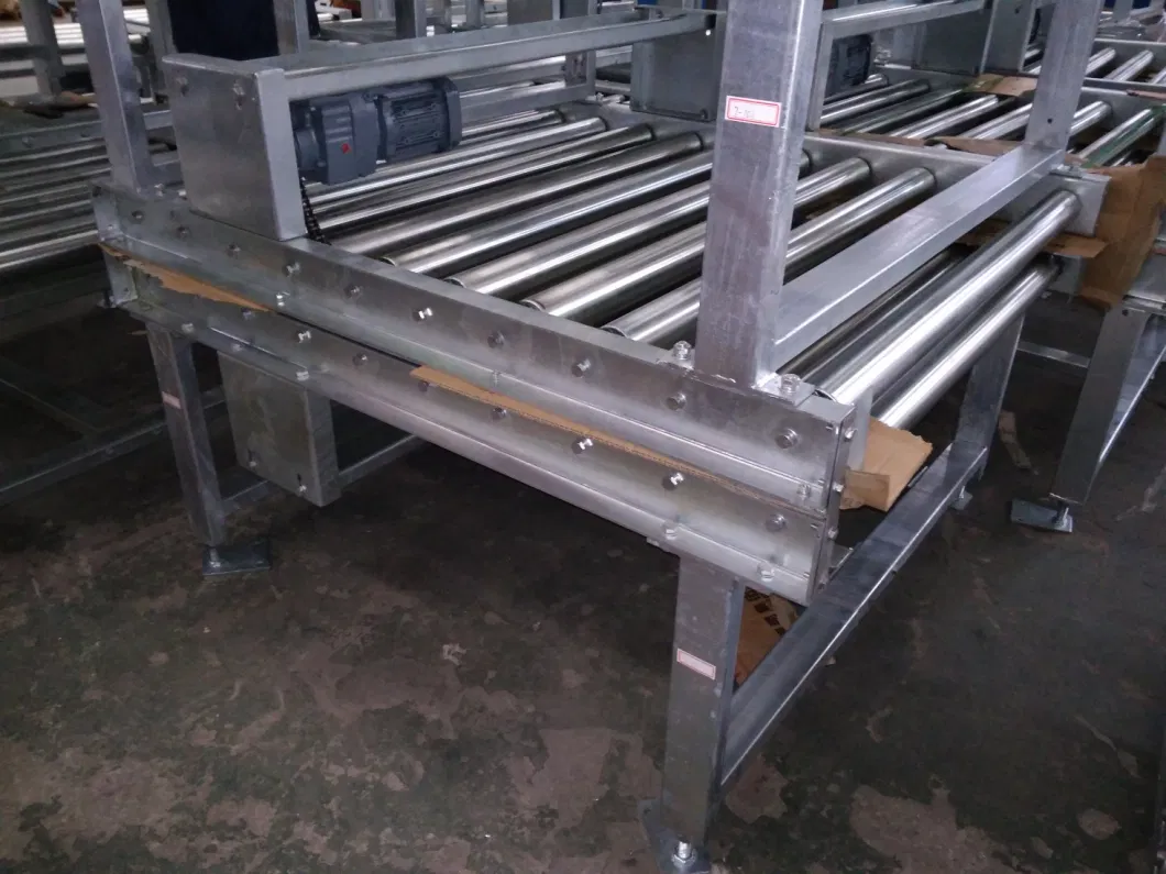 Motorized Heavy Duty Industrial Pallet Chain Conveyor Line