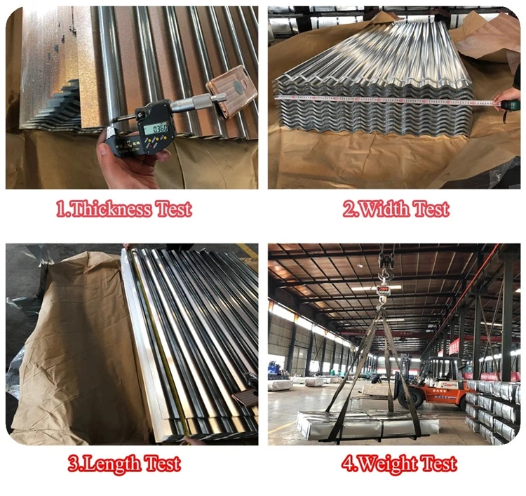 Galvanized Corrugated Steel Roofing Sheet Zinc Roofing Construction Gi Corrugated Panel Construction Roofing Panel