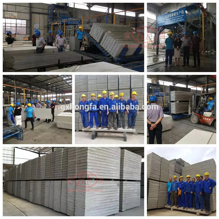 Automatic Easy Operate Precast Concrete Wall Panel Machine EPS Sandwich Wall Panel Making Machine