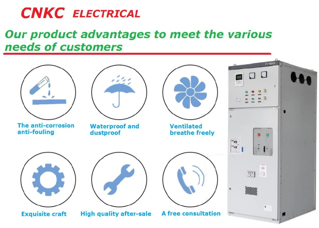 Hxgn 12kv 630A Box-Type Fixed Ring Network Switchgear Power Distribution Cabinet