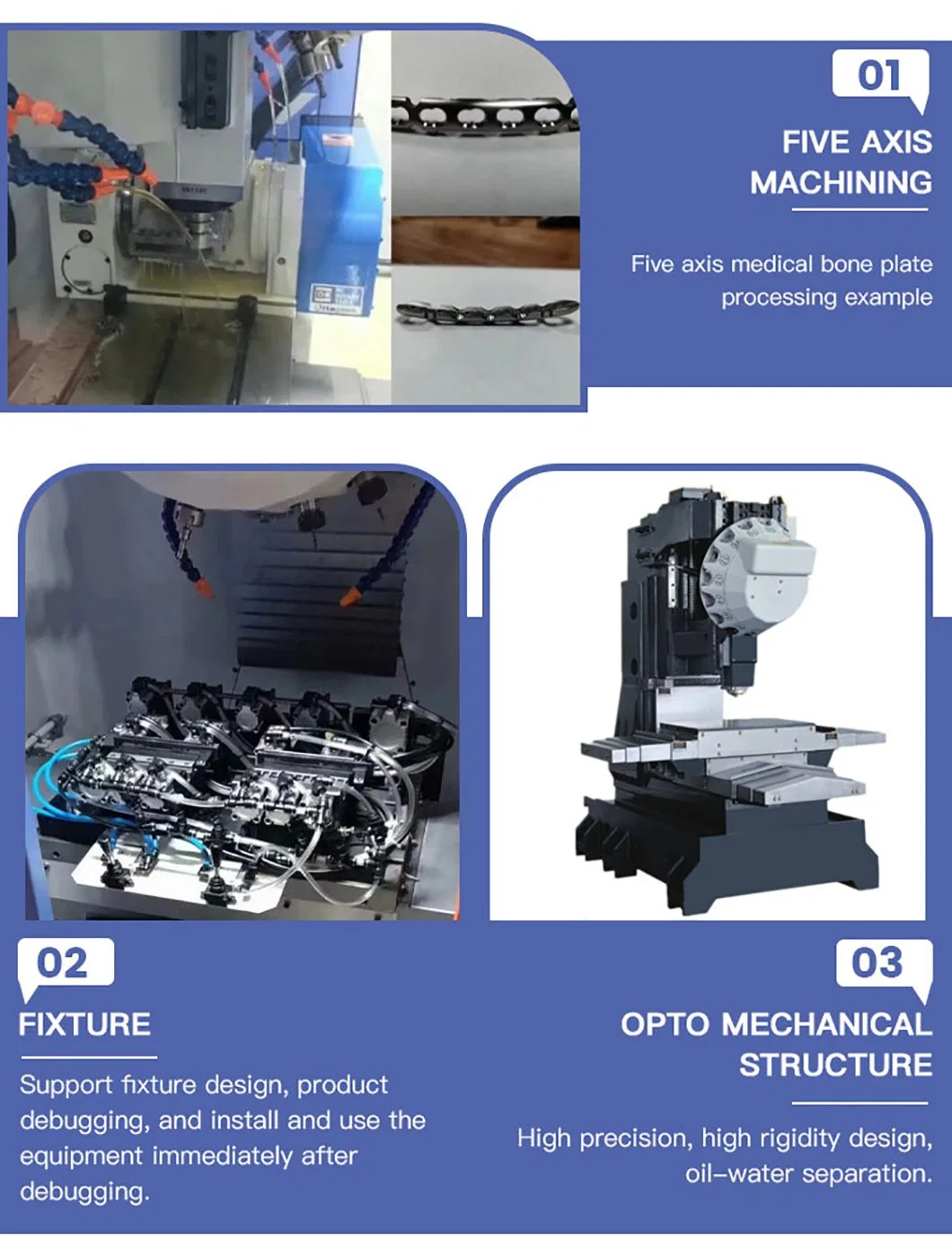 High Efficiency Milling Turning 3 Axis CNC Machine Center for Electrical Industry (TP600)