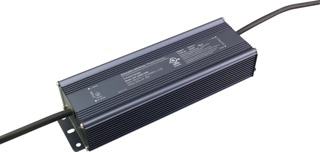 110-277V Input 12V 25A 24V 12.5A 300W Dimmable LED Driver cUL8750 Class P Constant Voltage Dimming LED Power Supply for Flood Lights