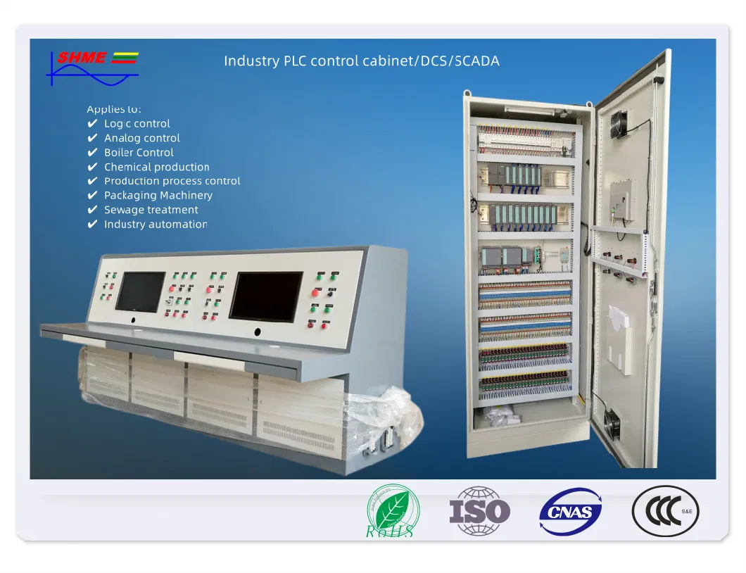 PLC Automation Actuator Local Inverter Light Electrical Power Plant Control Panel Cabinet