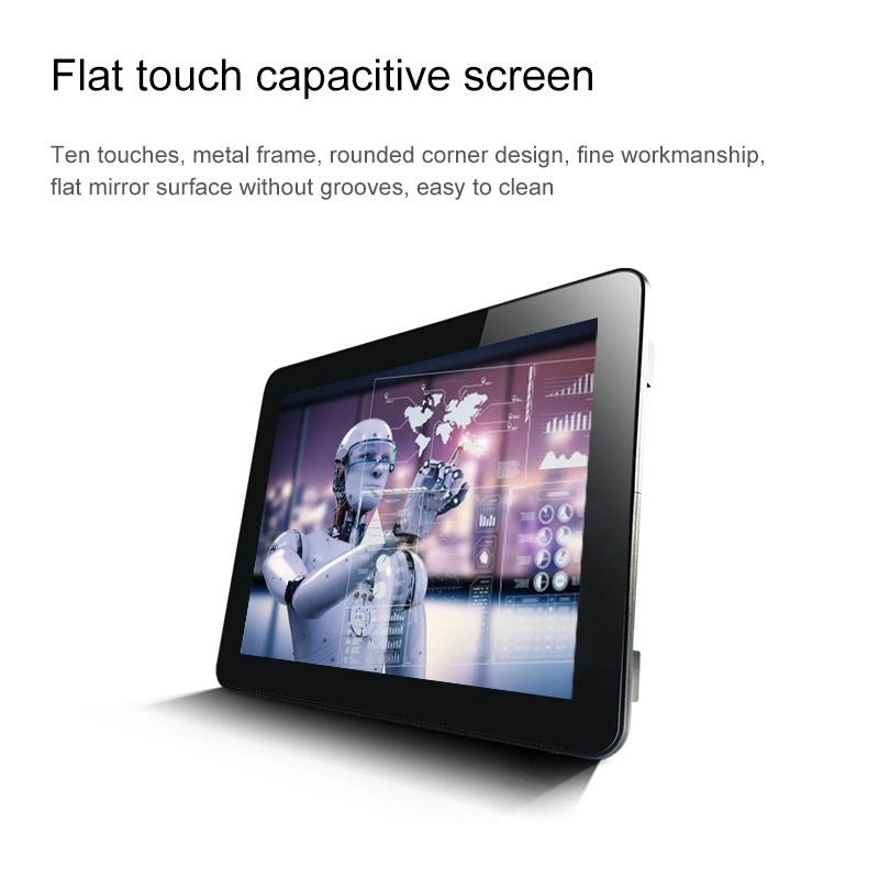 Plain IP65 Waterproof Display 15-Inch Capacitive Touch-Screen Industrial Control Panel for High-Temperature Scenarios