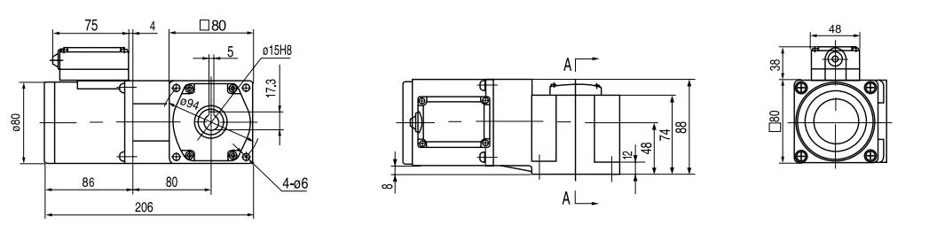 Wholesale Distributors AC Right Angle Gear Motor Planetary Electrical Motor