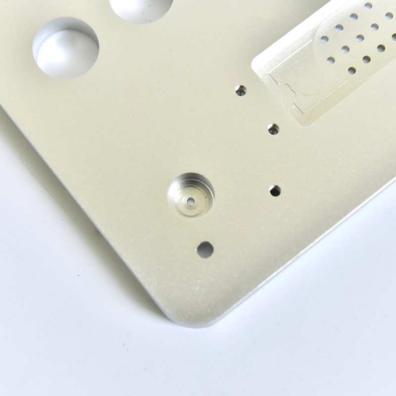 Aluminum Alloy Control Box Cover Punching Sheet Metal Stamping Part Laser Cutting Front Panel