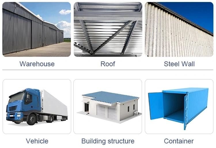 Galvanized Corrugated Steel Roofing Sheet Zinc Roofing Construction Gi Corrugated Panel Construction Roofing Panel