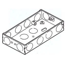 BS Standard 4662 Junction Sheet Metal Box Electrical Terminal Boxes