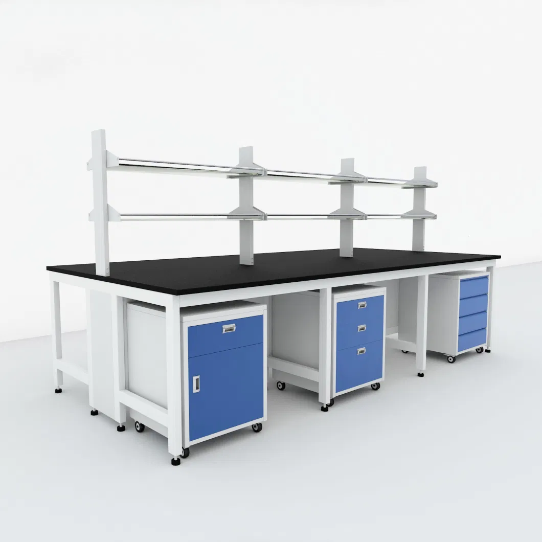 Hospital Lab Furniture Steel Mobile Cabinet with Sink Unit