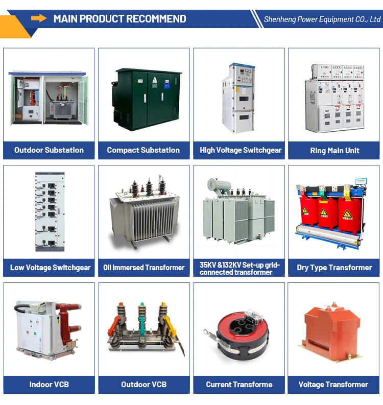 Factory Price Supply Medium Voltage Electrical Power Distribution Equipment for Switchgear