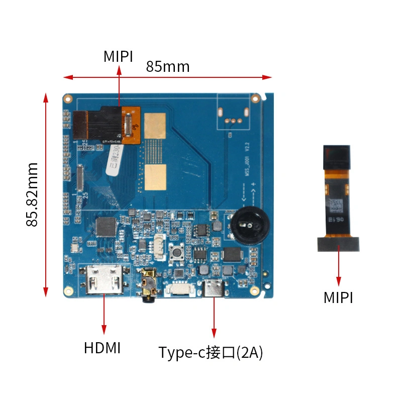 Manufacturers Sell 0.39 Inch 2K LCD Industrial Control Panel Solutions