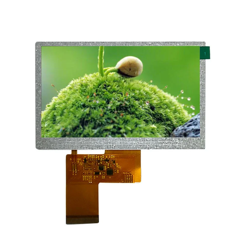 High Brightness 4.3 Inch 480*272 TFT Capacitive and Resistive Touch Panels for Industrial Control