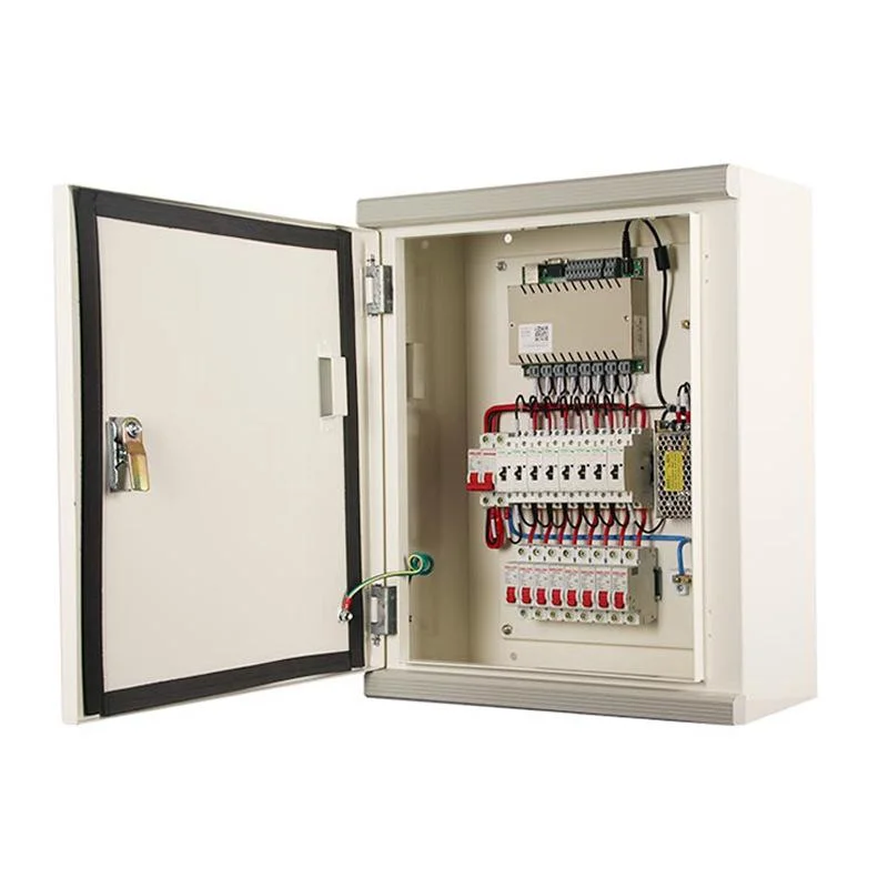 Outdoor Electrical Enclosure 19 Inch Weatherproof Metal Battery Cabinet