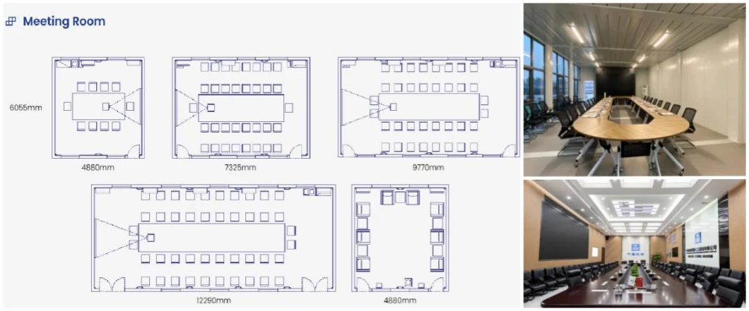 China Manufacturing Eco-Friendly Attractive Design Modular House for Hotel for Office