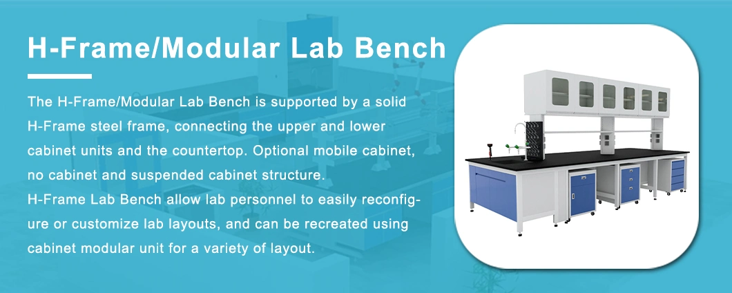 Hospital Lab Furniture Steel Mobile Cabinet with Sink Unit