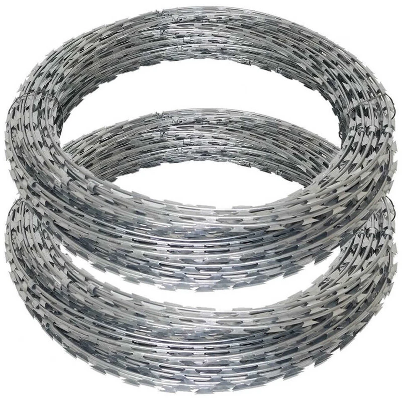 Bto-22 Galvanized Concertina Razor Barbed Wire Electrical Razor Wire