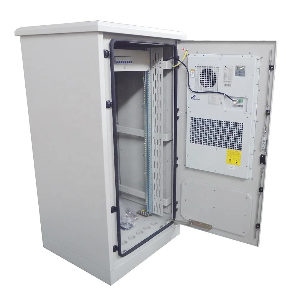 Outdoor Electrical Enclosure 19 Inch Weatherproof Metal Battery Cabinet