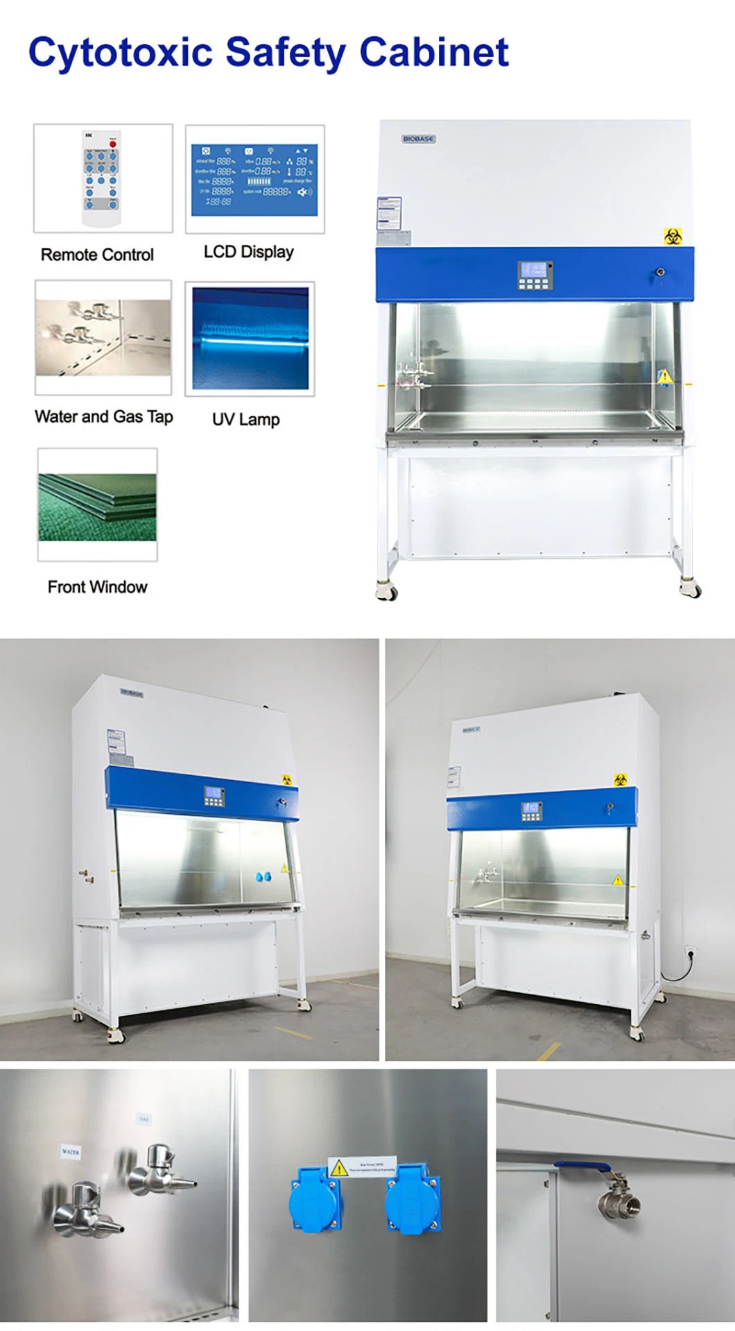 Biobase Laminar Flow Cytotoxic Safety Cabinet for Laboratory Clinical Machine