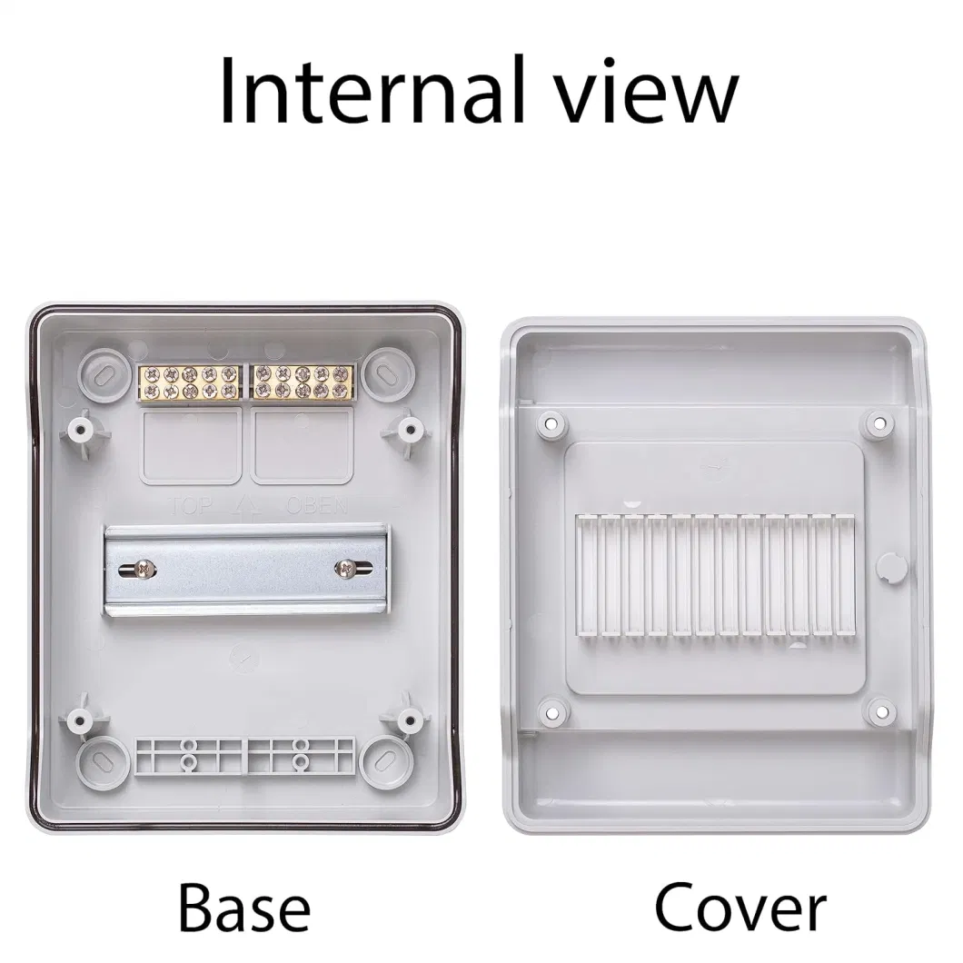 Outdoor Wall-Mounted IP65 6ways Electrical Junction Waterproof Box