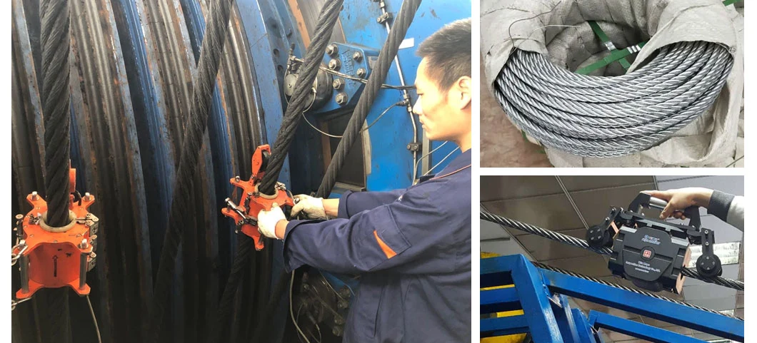 7X7 Wire Rope PVC Coated Galvanized Steel Aircraft Cable Metal Rope