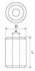 Zinc Plated Copper Button Sleeves for Wire Rope Connecting