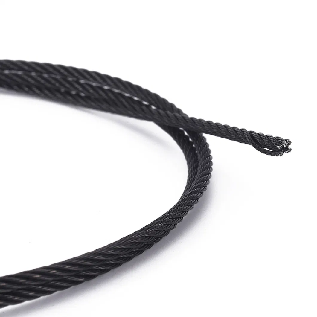 Diameter 1mm-20mm Stainless Steel Wire Rope Black Oxide Cable Railing