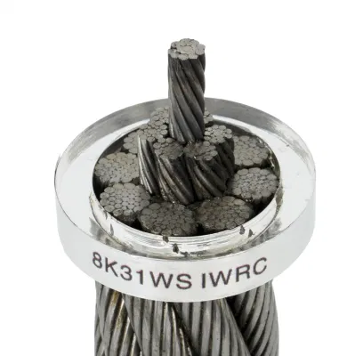 Galvanisiertes und galvanisiertes Stahlseil 8X19W+FC/Iwrc