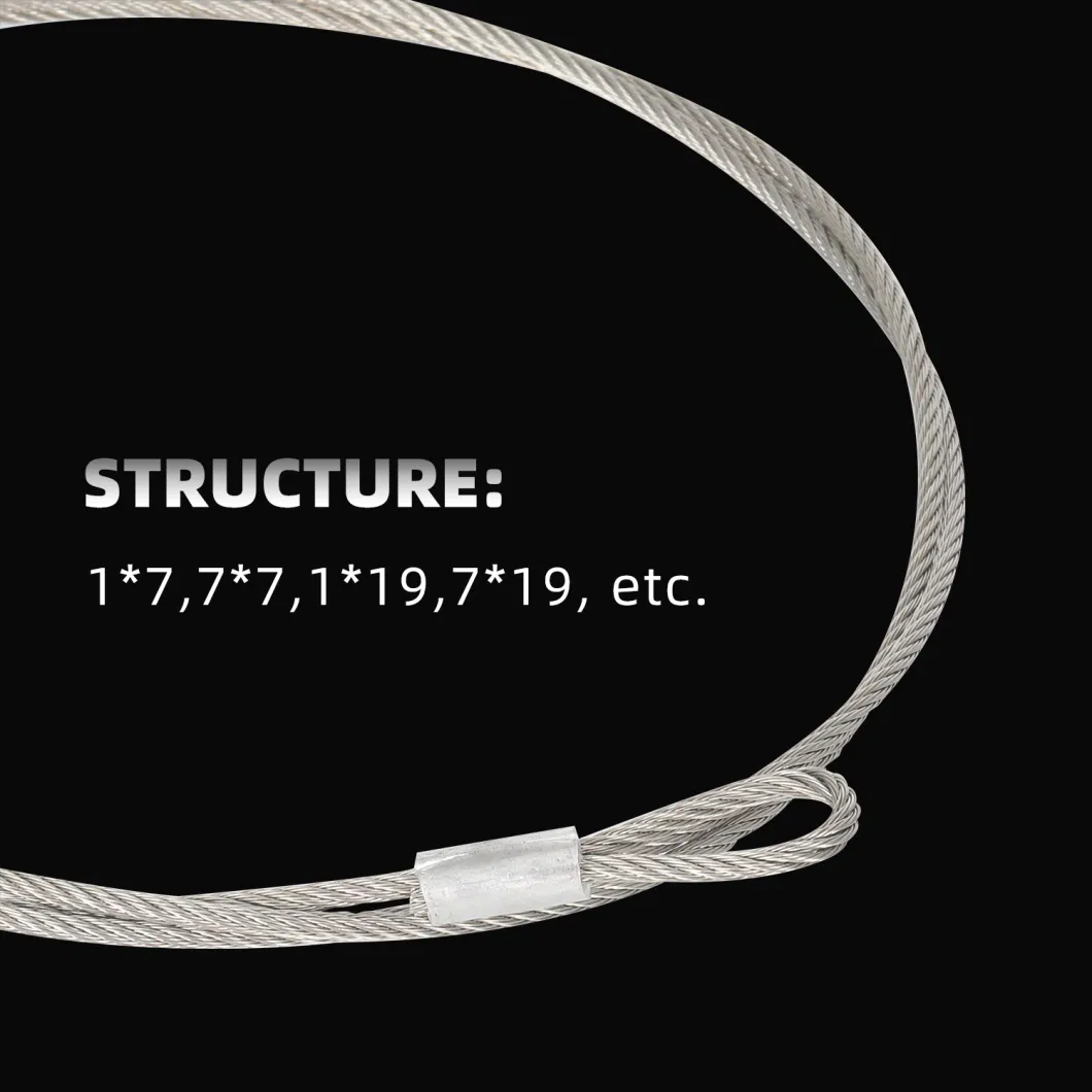 Steel Cable Carbon Coated Galvanized Stainless Steel Wire Rope