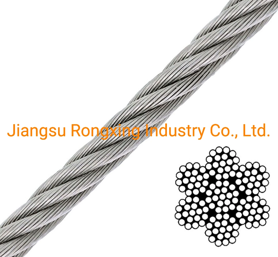 316 7X19 3.0mm Steel Wire Rope for Control or Industrial