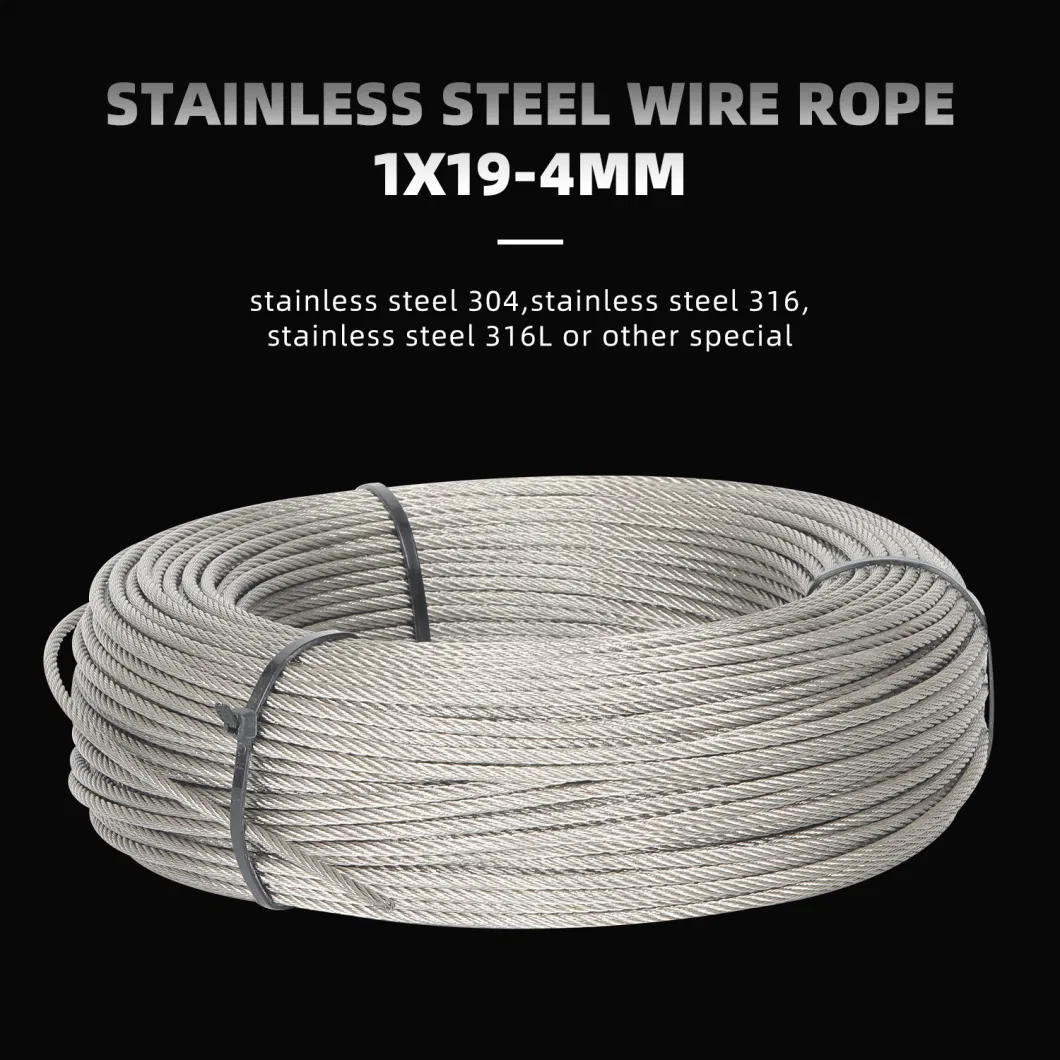 Steel Cable Carbon Coated Galvanized Stainless Steel Wire Rope