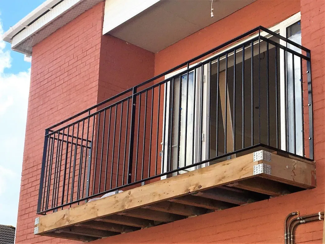 Indoor Wrought Iron Hand Railing Staircase Metal Wire Rope Balustrade Steel Balcony Railing Design Aluminum Fence Stainless Steel Handrail Garden Fence