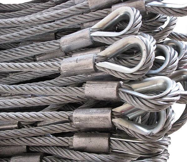 304 Stainless Steel Wire Rope Sling, Different Diameter and Length