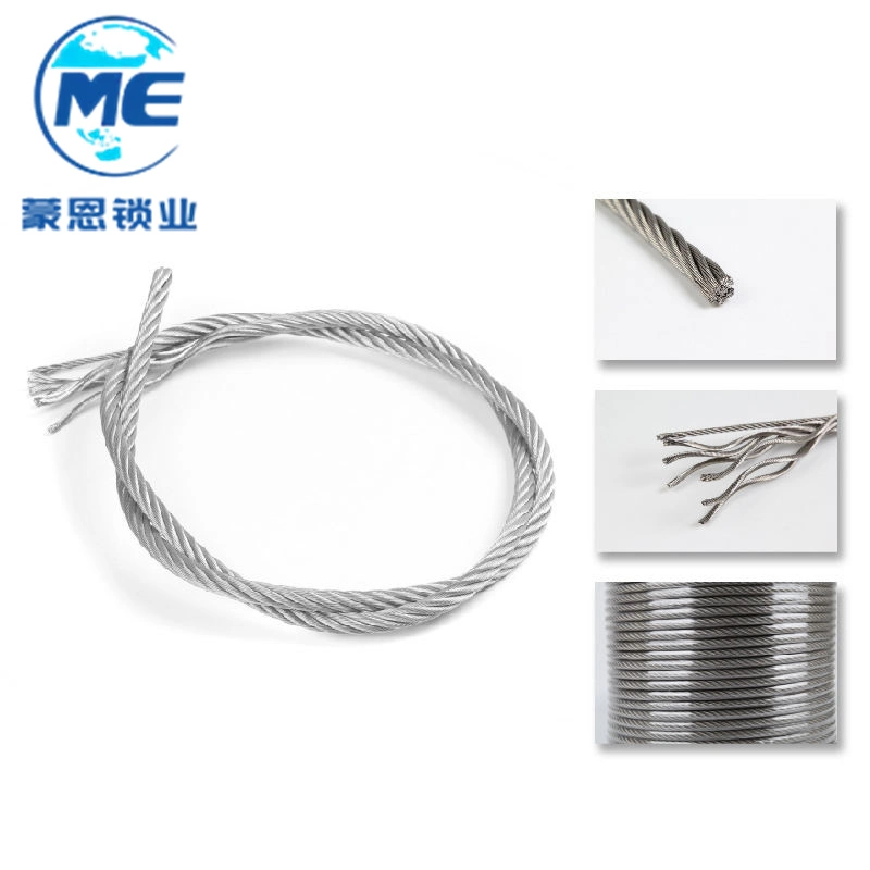 Wire Rope 7X7 Diameter 6mm/8mm, Wire Rope Sling PVC