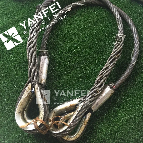 Custom Length Galvanized Steel Wire Rope Sling