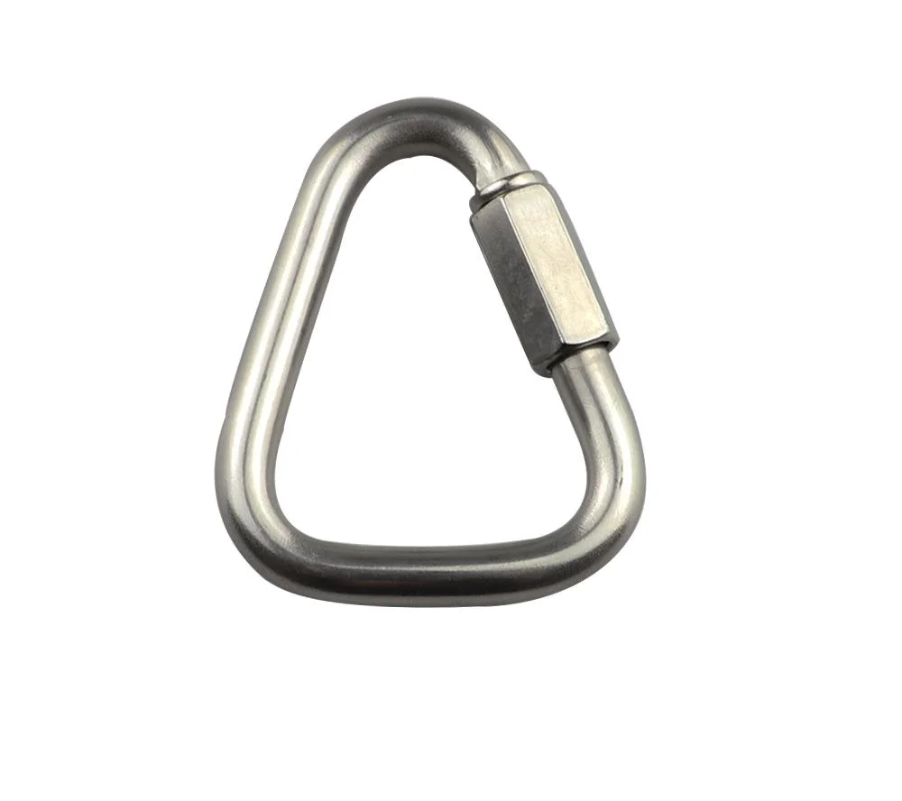 Newest Sale Marine Hardware Stainless Steel Wire Rope Accessory Precision Casting Triangle Quick Link Hook