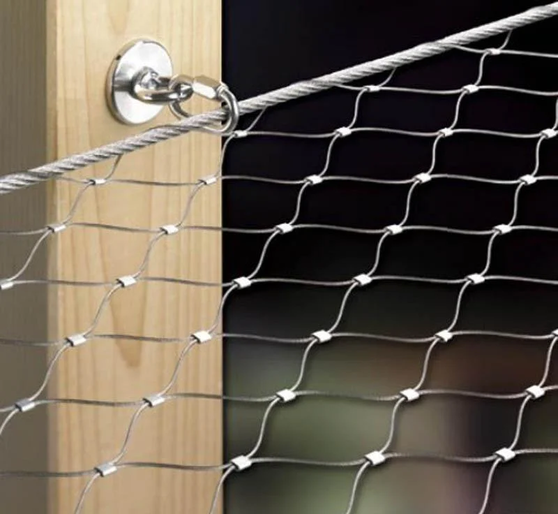 Rust Resistant Black Oxide Stainless Steel Rope Wire Mesh