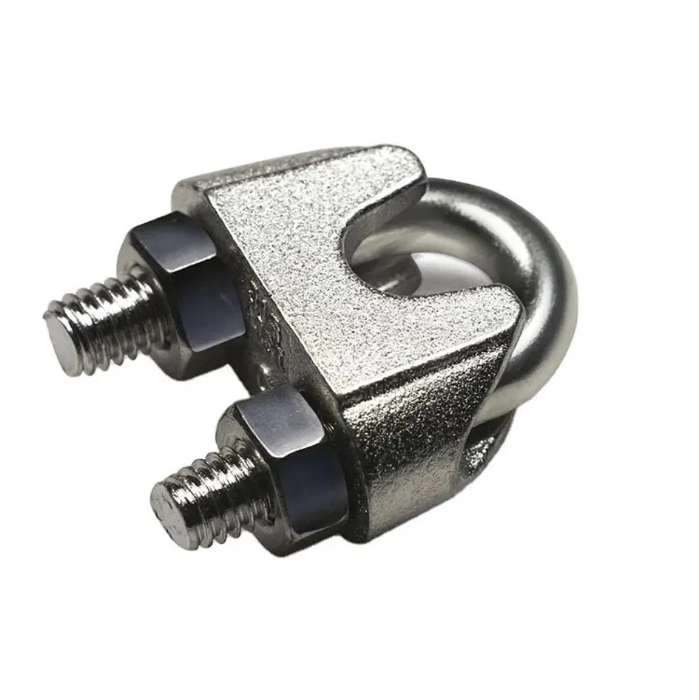 DIN741 Rigging Hardware Lifting Malleable Cast Steel Wire Rope Clamp