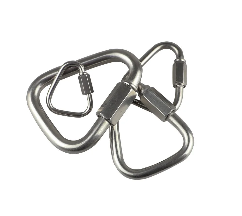 Newest Sale Marine Hardware Stainless Steel Wire Rope Accessory Precision Casting Triangle Quick Link Hook