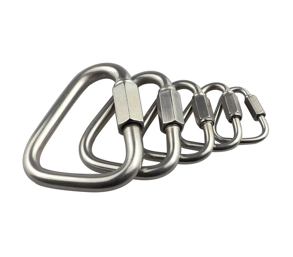 Newest Sale Marine Hardware Stainless Steel Wire Rope Accessory Precision Casting Triangle Quick Link Hook