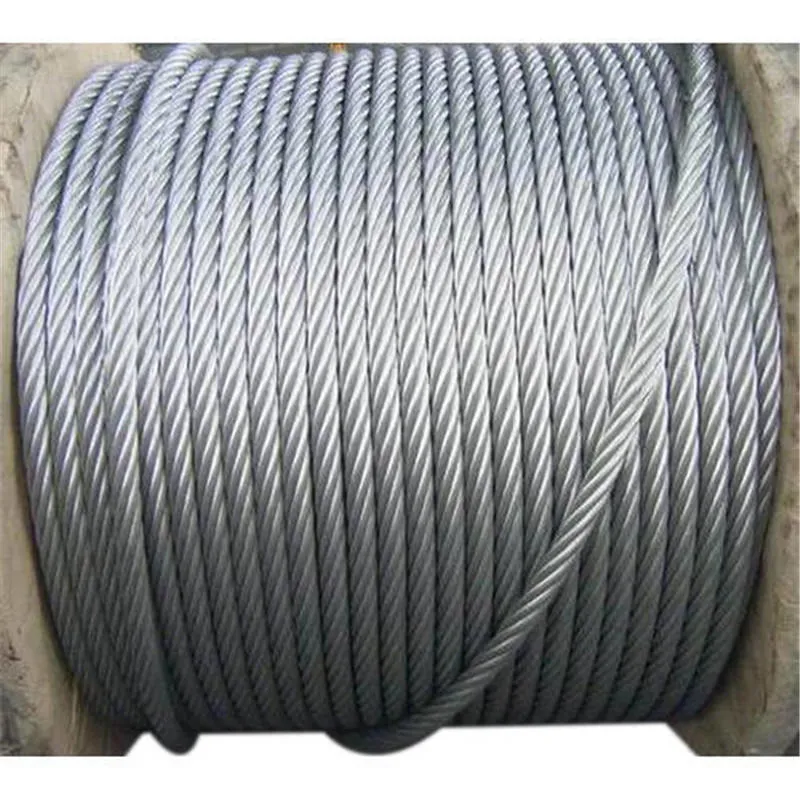 7*7/7*19 1/8&quot; Galvanized/PVC Coated Round Strand Steel Wire Rope/Stainless Steel Wire Rope