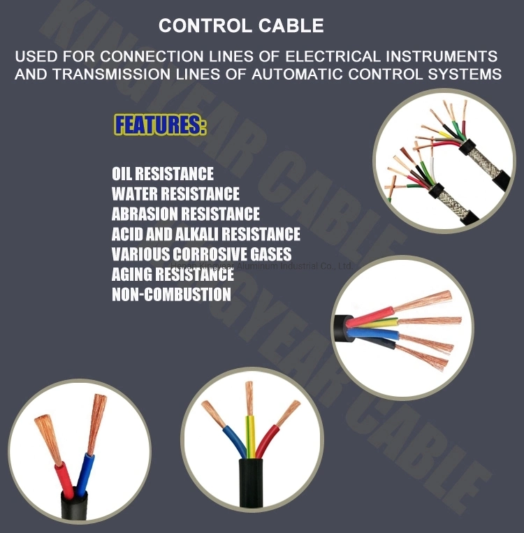 2mm Diameter Galvanized Steel Ultra Thin 6 AWG Green Grounding Electrical Wires and 20mm Morse 2X35mm2 Control Cable